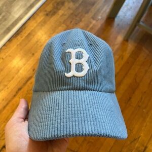 Red Sox Blue Corduroy 47 hat